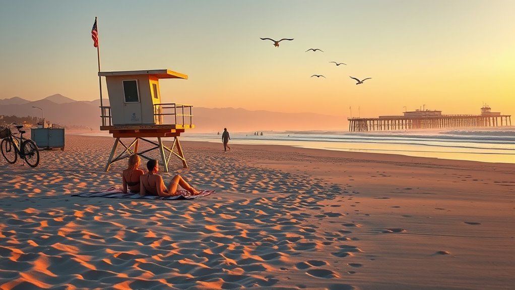 santa monica beach experience