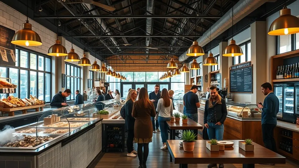 Indoor Things to Do in Napa, California: Beat the Heat or Rain Indoor food stalls and artisan vendors at a Napa Valley market