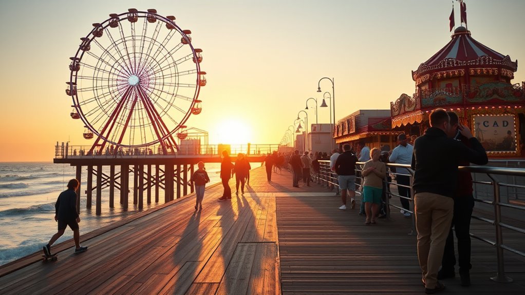 vibrant pier experiences await