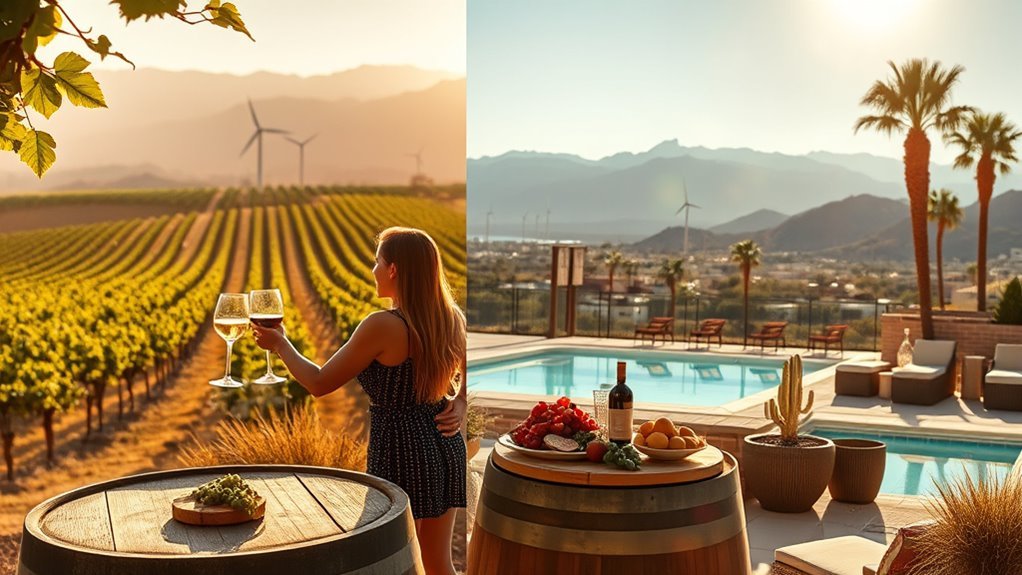 vineyards and desert tranquility