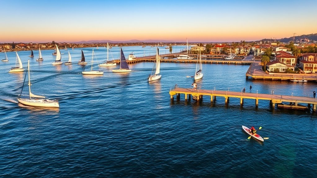 whale watching and surfing