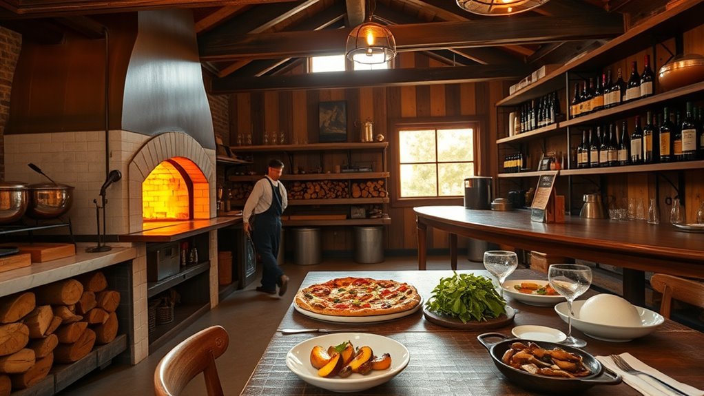 Wood-fired pizza and rustic seasonal dishes in Sonoma County