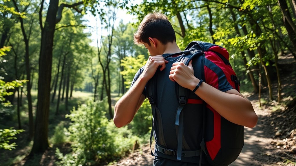 adjust backpack load lifters