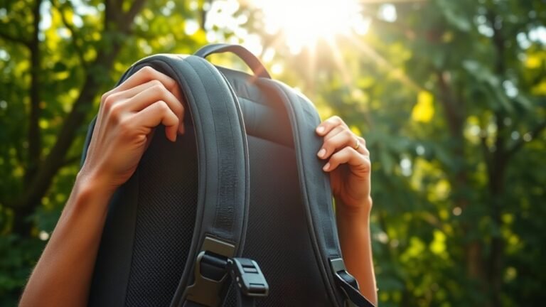 adjusting backpack straps easily