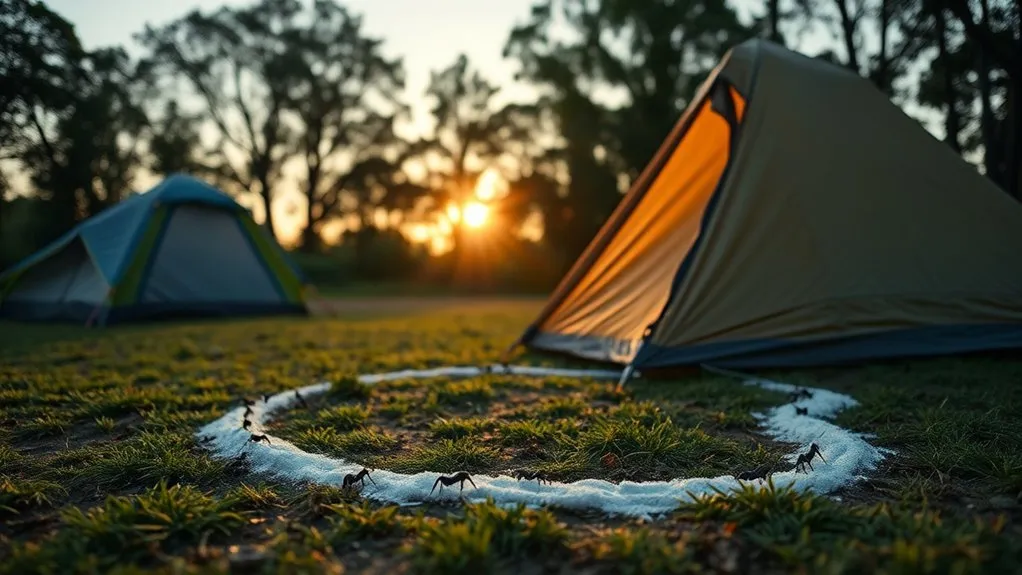 How to Keep Ants Out of Your Tent 2026: 9 Easy Tips Group of ants attracted to food crumbs outdoors near a campsite