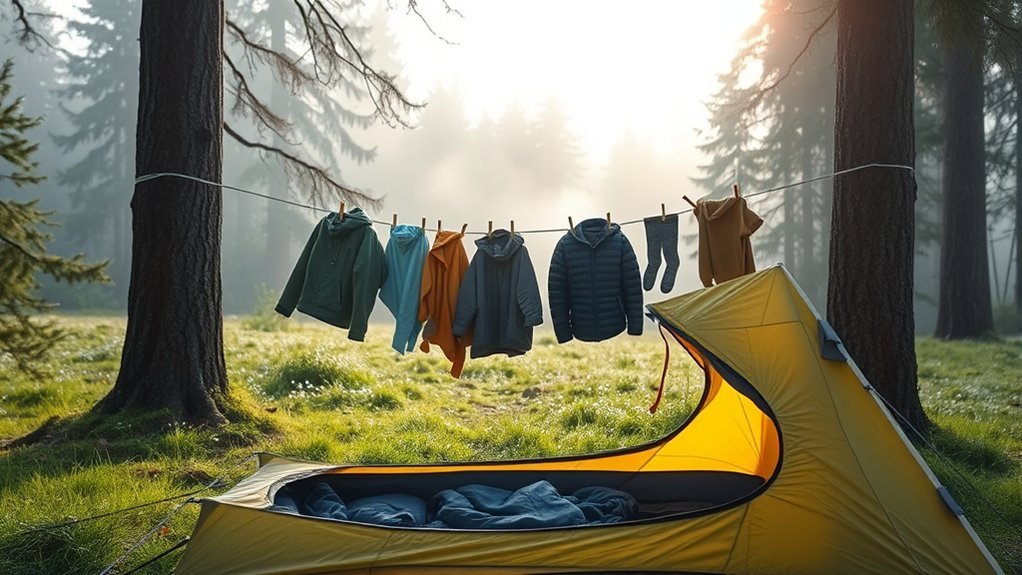 avoid drying gear indoors