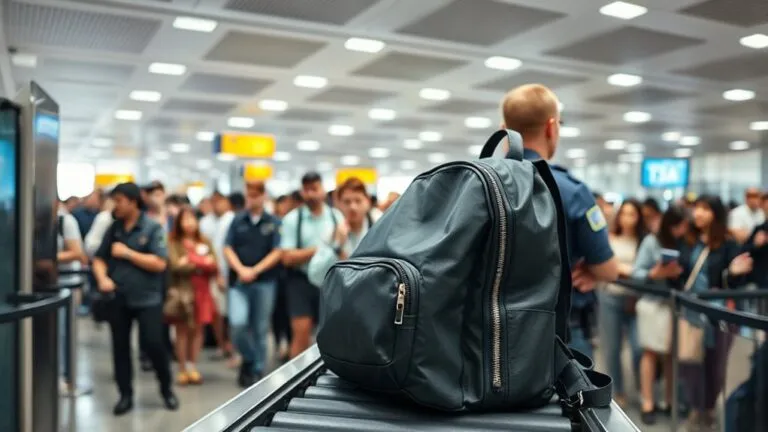 backpack airport security rules