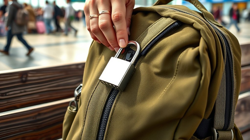 backpack security during travel