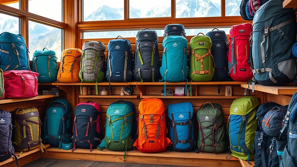 backpack size for trips
