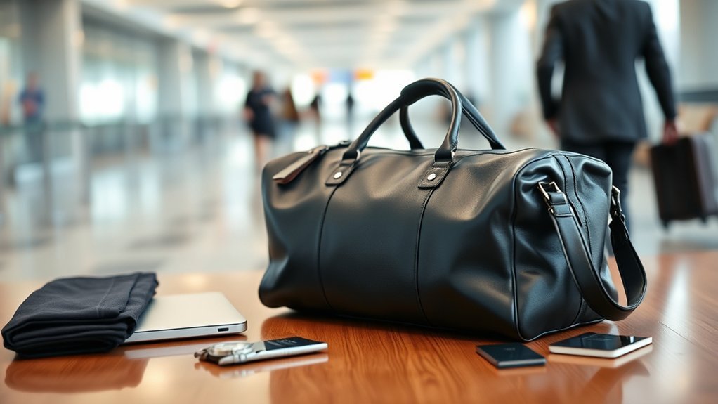 business travel duffel bag essentials