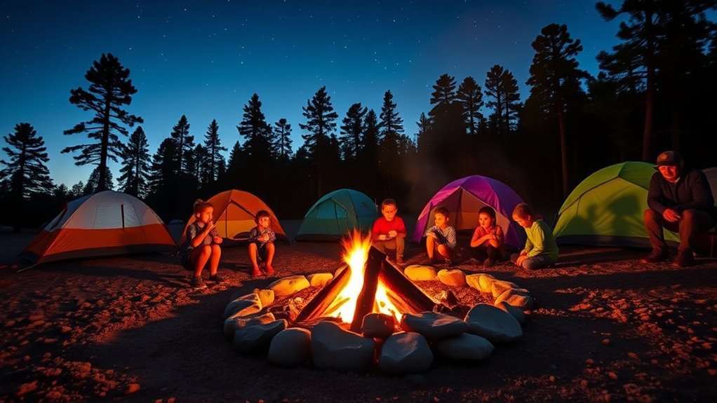 Campfire Safety Near Tents: Safe Distances and Rules campfire safety supervision needed