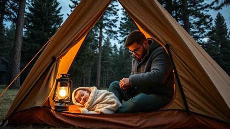 Camping With a Baby in a Tent: How to Stay Warm and Safe camping safety with infant
