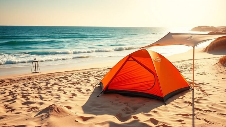 camping tips for sandy terrain