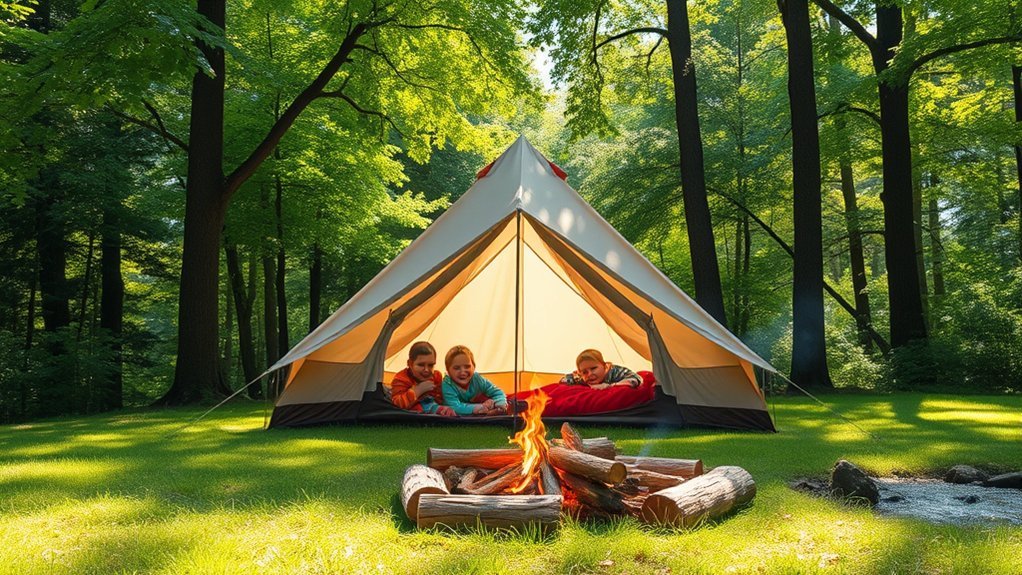 campsite selection for families