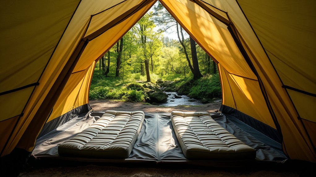 choose flat dry ground