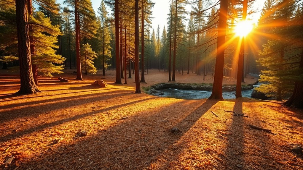 choose safe camping terrain