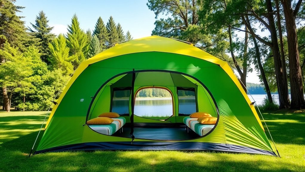 choosing a spacious tent