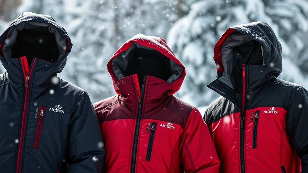 choosing arc teryx winter jackets