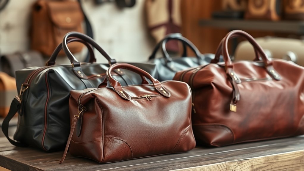 14 Best Leather Duffel Bags for Men choosing durable leather duffel