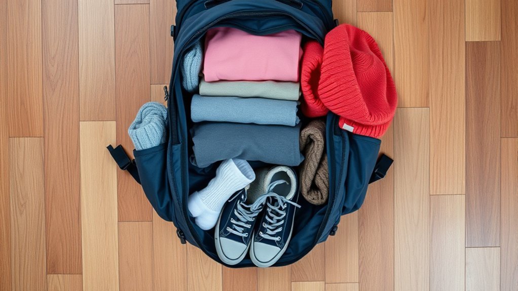 How to Pack for a Week in a Backpack: Easy Steps & Pro Tips color coordinate and roll