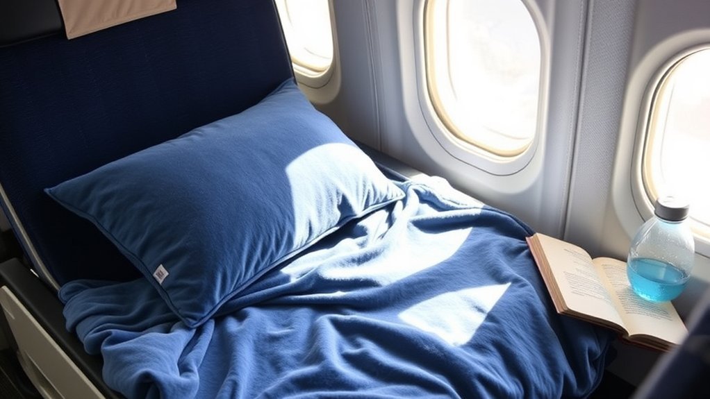 3 Best Travel Blanket Pillow Set for Airplane comfort portability ergonomic design