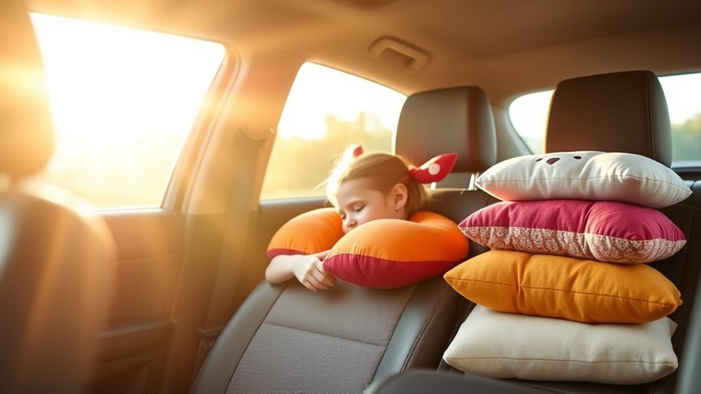 7 Best Car Travel Pillow for Kids comfortable durable easy clean pillows