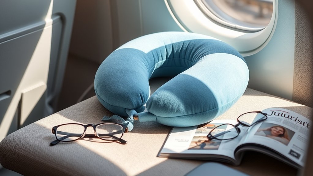 comfortable ergonomic travel pillow