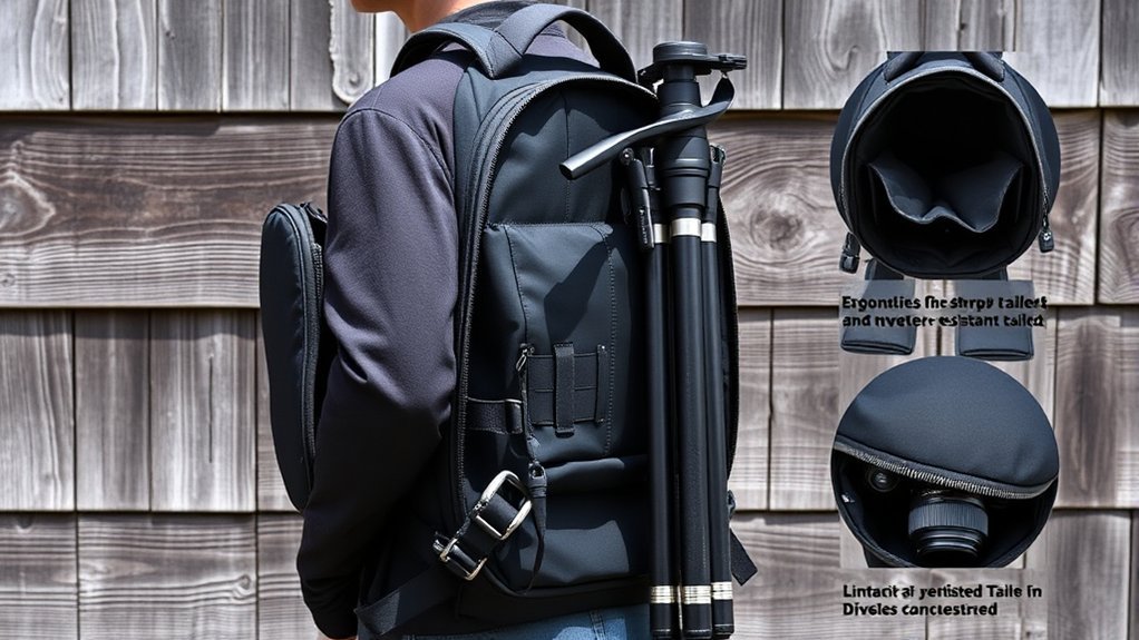 comfortable organized gear transport