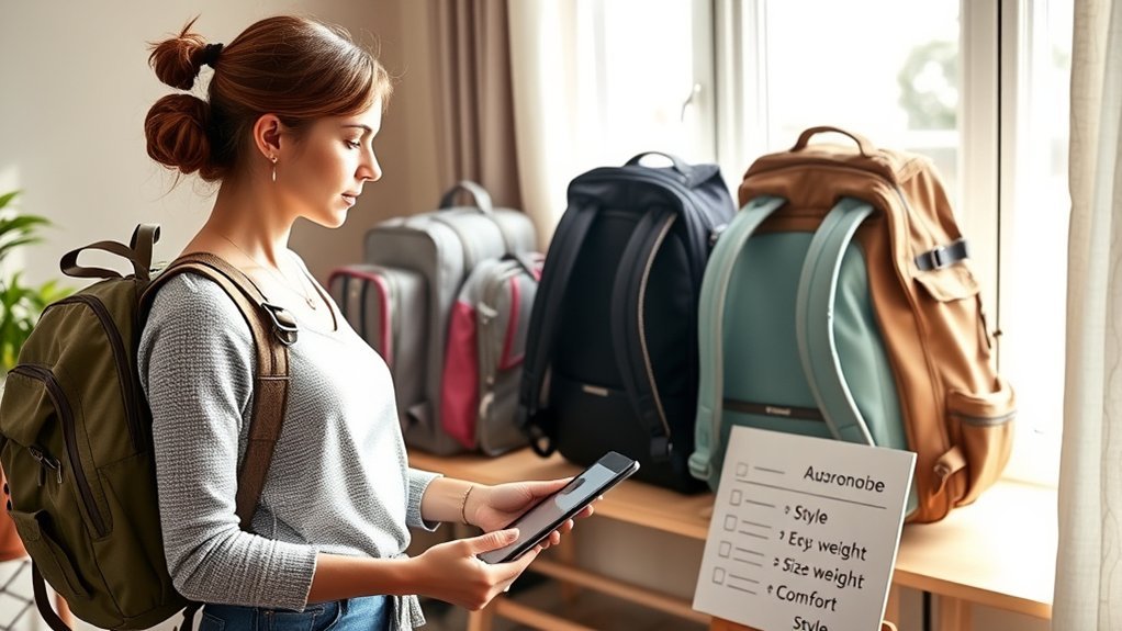 How to Choose a Travel Backpack for Women: Easy Steps & Pro Tips Woman wearing a fitted travel backpack with organized compartments