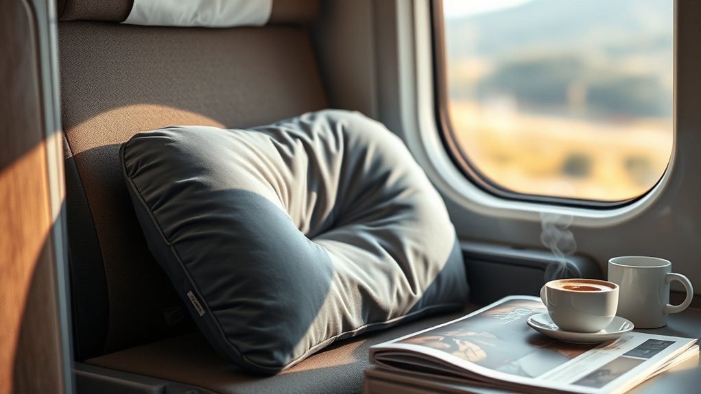 comfortable travel pillow features