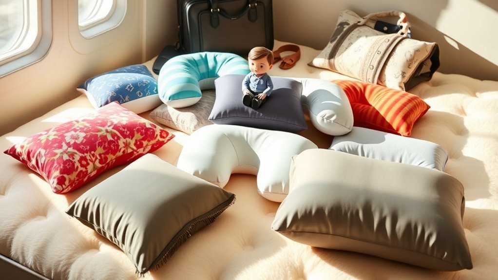 comfortable travel pillows selection