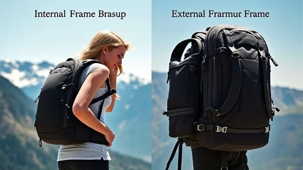 Internal Frame Vs External Frame Backpack: Key Differences external frame backpack designed for ventilation and load support