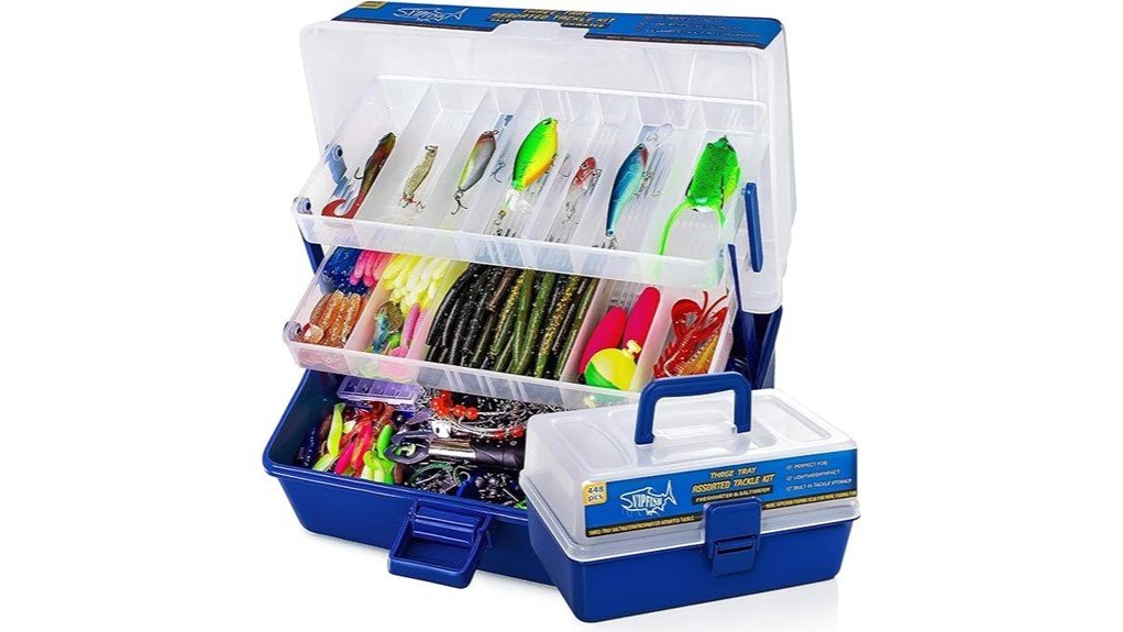 comprehensive fishing lures collection