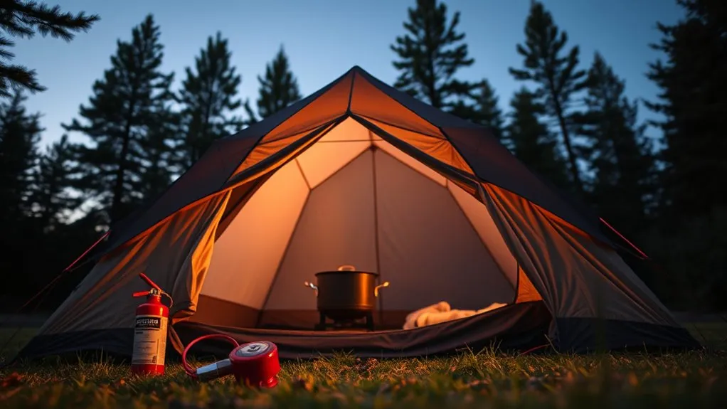 Can You Cook Inside a Tent? Safety Rules You Should Know campers cooking outdoors instead of using a stove inside a tent