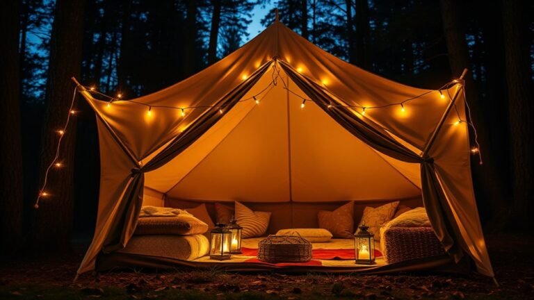 Tent Lighting Ideas for Cozy and Practical Setup cozy tent lighting solutions
