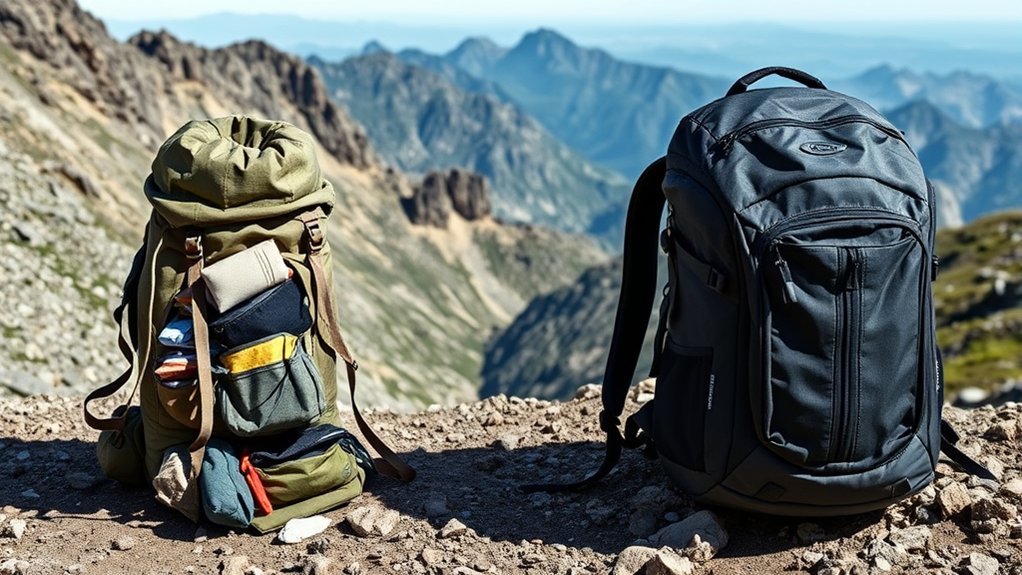 disorganized top loader backpacks