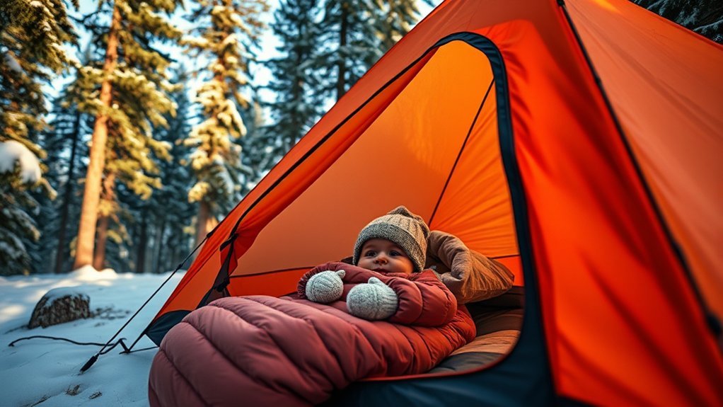 Camping With a Baby in a Tent: How to Stay Warm and Safe dressing baby for warmth