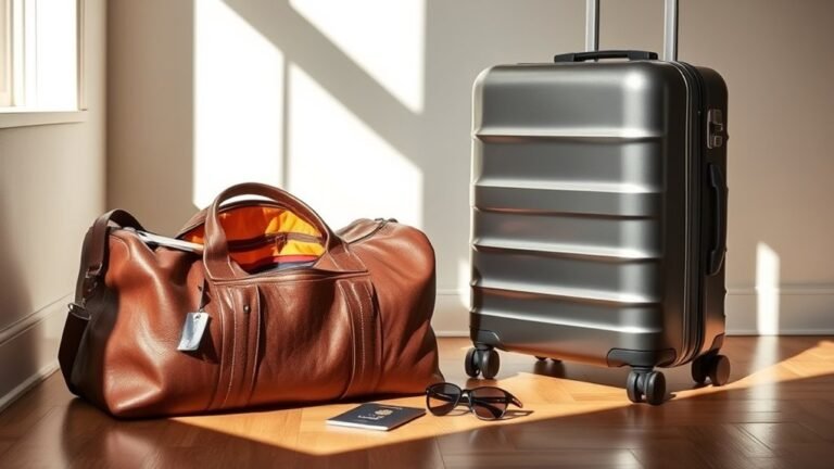 duffel bag versus suitcase comparison