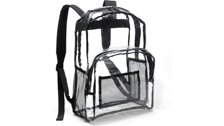 durable transparent school backpack