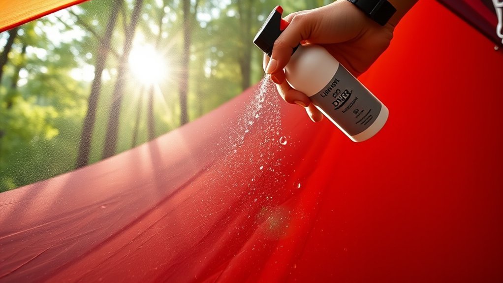 How to Apply DWR to a Tent Rainfly for Better Beading dwr treatment enhances outdoor protection