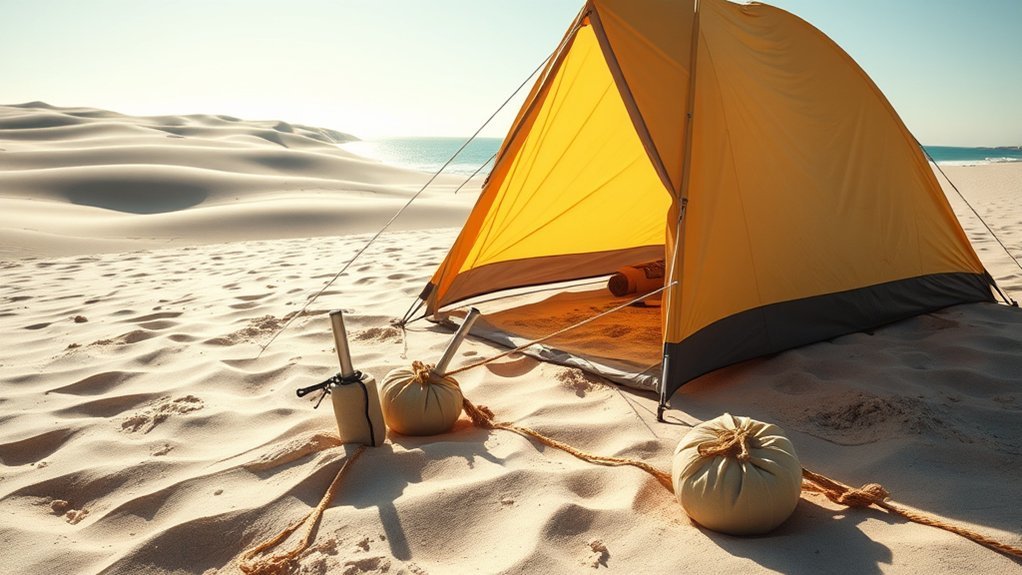 effective sandy terrain anchoring