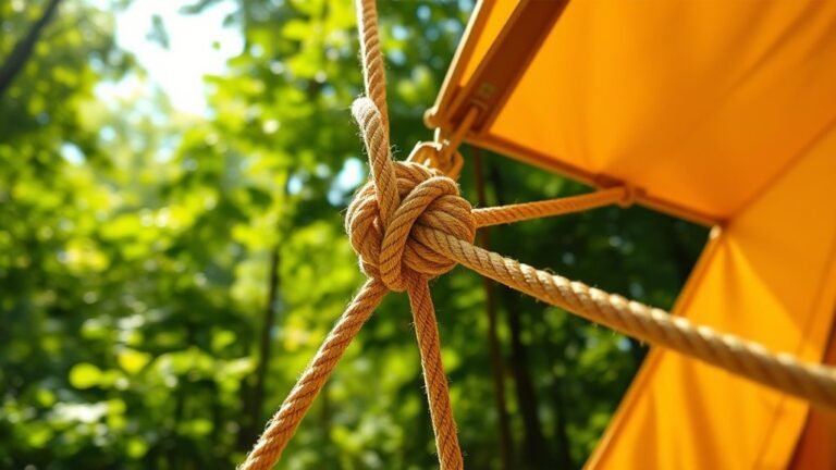 effective tent guyline knots