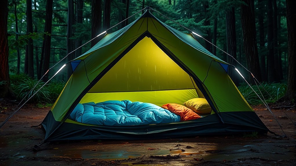 efficient tarp and pitching techniques