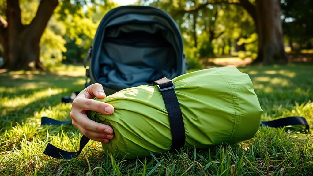 How to Pack a Tent in a Backpack Without Wasting Space efficient tent rolling techniques