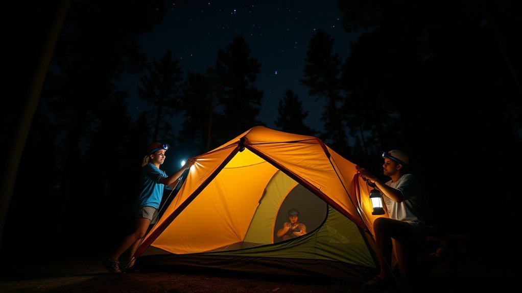 How to Set Up a Tent in the Dark: Easy Methods efficient tent setup roles