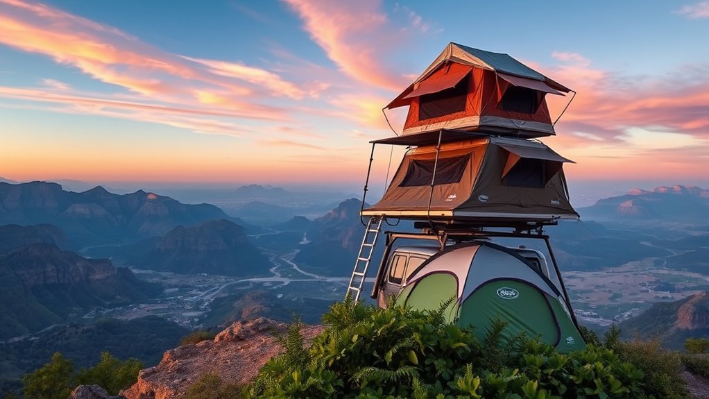 Rooftop Tent Vs Ground Tent: What’s Different for Camping? elevated camping experience awaits