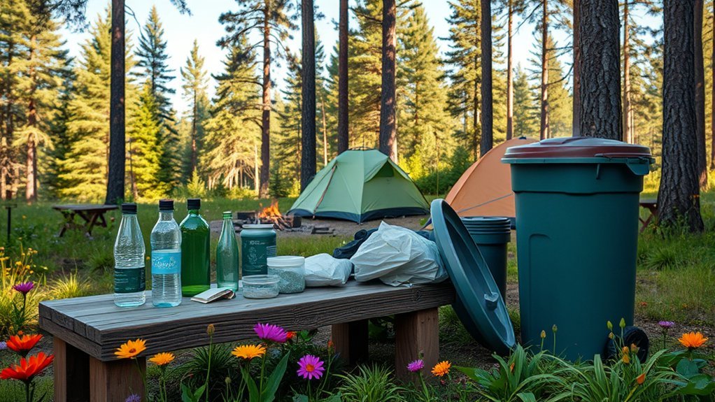 How to Manage Trash While Tent Camping the Right Way eliminate plastic water bottles