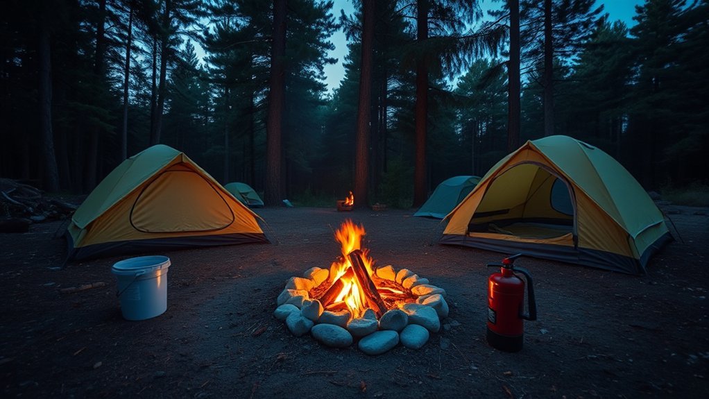 Campfire Safety Near Tents: Safe Distances and Rules emergency camping preparedness steps