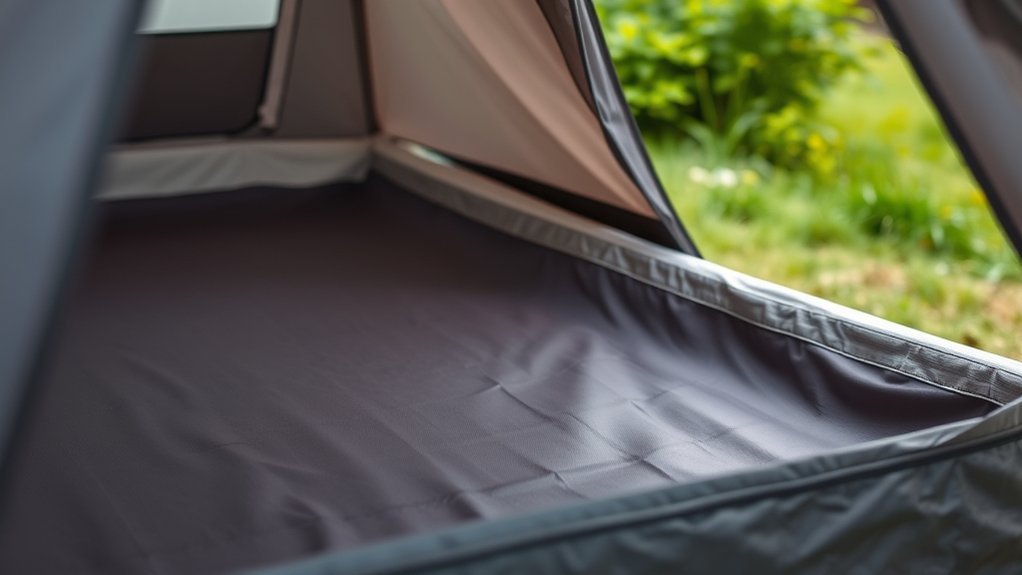 enhanced waterproofing for tents