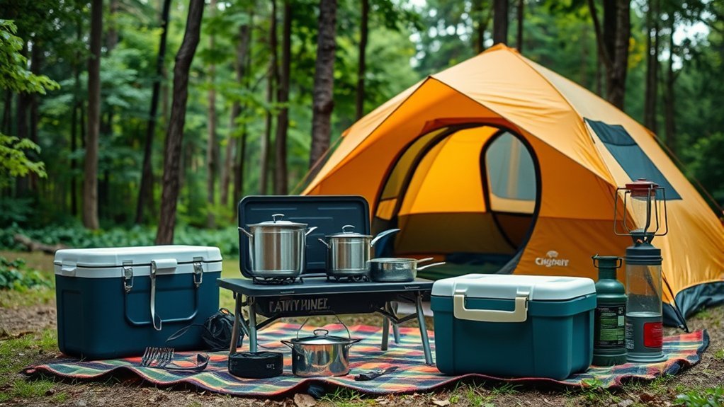 essential camp cooking gear
